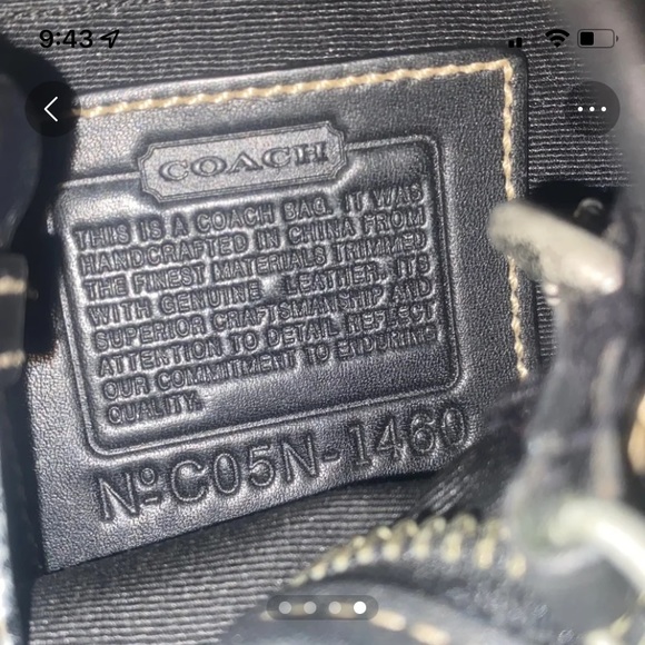 Coach black small handbag - Picture 4 of 4